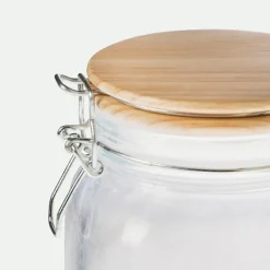 Bote hermético tapa madera*Muy Mucho Sale