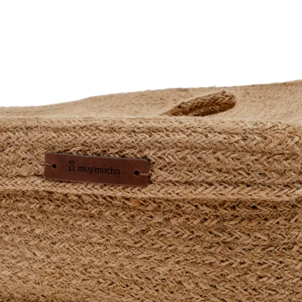 Cesta cuadrada con tapa*Muy Mucho Outlet