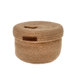 Cesta redonda con tapa*Muy Mucho Hot