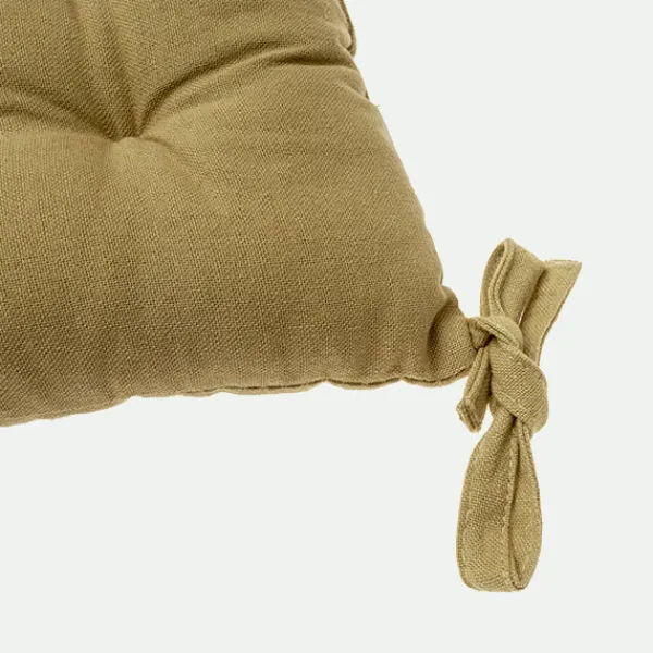 Cojín Silla Algodón Orgánico 40X40Cm Ve.*Muy Mucho Sale