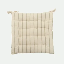 Cojín Silla Algodón 40X40Cm Cru.*Muy Mucho Outlet