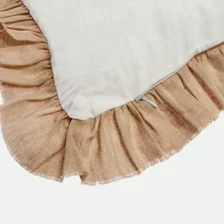 Funda cojín volantes 45x45 cm BG.*Muy Mucho Online