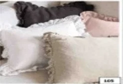 Funda cojín volantes 60x60 cm BG.*Muy Mucho Online