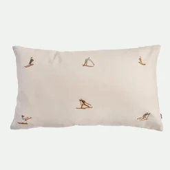 Funda de cojín esquiadores*Muy Mucho Clearance