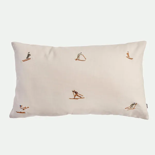 Funda de cojín esquiadores*Muy Mucho Clearance