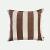 Funda De Cojín Rayas 45X45Cm Cho.*Muy Mucho Hot
