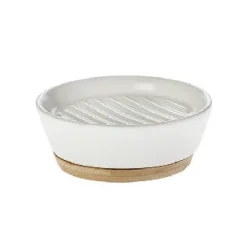 JABONERA LOZA C/BAMBÚ 10,5X3CM BL./NT.*Muy Mucho Online