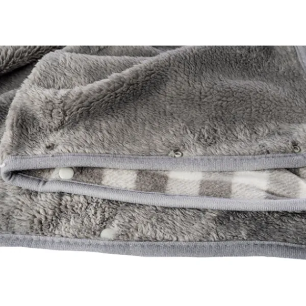 Manta capa de cuadros marrón*Muy Mucho Best