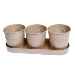 Pack 3 maceteros*Muy Mucho Outlet