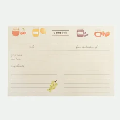 Pack 12 tarjetas para recetas*Muy Mucho