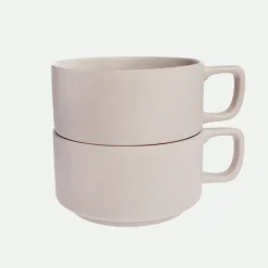 Pack 2 tazas apilables*Muy Mucho Discount