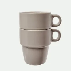 Pack 2 tazas apilables*Muy Mucho New