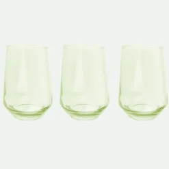 Pack 3 Vasos 6,6X5,2X11,6Cm 370Ml Ve.*Muy Mucho