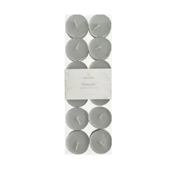 Pack 24 velas té White Lily*Muy Mucho Best