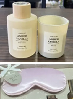 Pack Bienestar Rose 23,5X7X26Cm Mikado: 100Ml/ Vela: 120Gr Cru.*Muy Mucho Outlet