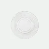 Plato postre cristal relieve*Muy Mucho Outlet