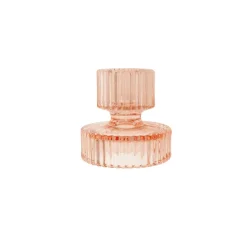 Portavelas cristal dúo*Muy Mucho Clearance