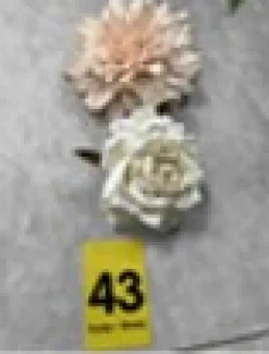 Rose Head W/Clip 11Cm Rs.*Muy Mucho New