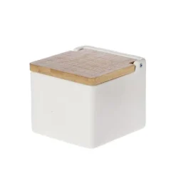 Salero cocina c/tapa de bambú*Muy Mucho Hot