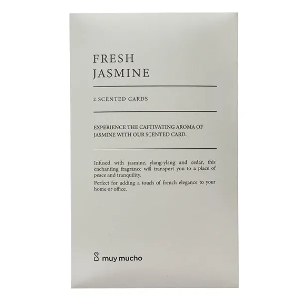 Tarjetas perfumadas jasmine*Muy Mucho Clearance