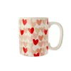 Taza Corazones 8X9,5Cm 330Ml Ún.*Muy Mucho Clearance