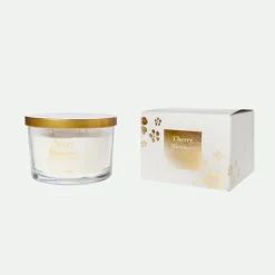 Vaso vela 3 mechas cherry blossom special edition*Muy Mucho Outlet