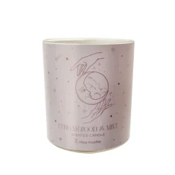 VASO VELA CEDARWOOD&MINT D.7X8CM 120GR ÚN.*Muy Mucho Discount