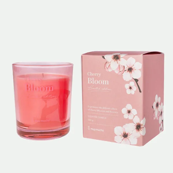 Vaso vela Cherry Bloom*Muy Mucho Clearance