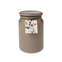 Vaso vela grande flores*Muy Mucho Discount