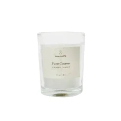 Vaso vela redonda pure cotton*Muy Mucho Outlet