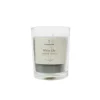 Vaso vela redonda white lily*Muy Mucho Discount