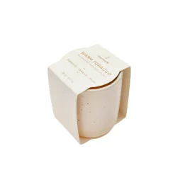 Vaso vela warm tobacco*Muy Mucho