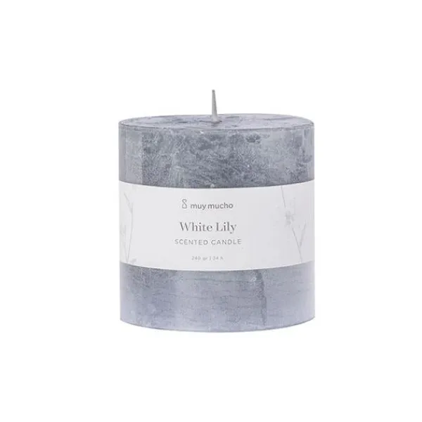 Vela aromática White Lily*Muy Mucho Online