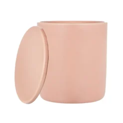 Vela cerámica c/tapa rose*Muy Mucho Clearance