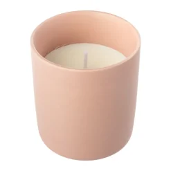 Vela cerámica c/tapa rose*Muy Mucho Clearance