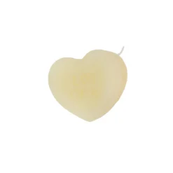 VELA CORAZÓN MENSAJES 7X7X2,5CM 85GR RS.*Muy Mucho Best