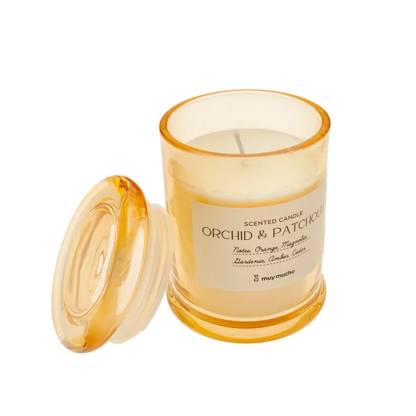 Vela c/tapa orchid&patchuli*Muy Mucho New