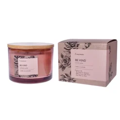 Vela grande camelia & rose*Muy Mucho Discount