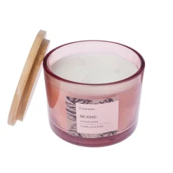 Vela grande camelia & rose*Muy Mucho Discount